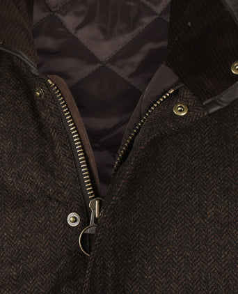 Barbour Hereford Tweed Wool Jacket | Brown