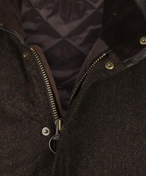 Barbour Hereford Tweed Wool Jacket | Brown