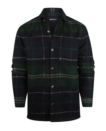 Barbour Chapter Tailored Check Overshirt | Green
