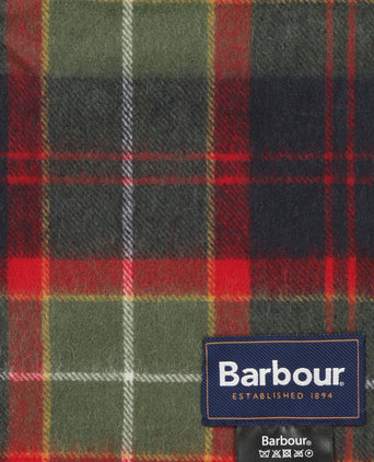 Barbour Brack Patchwork Tartan Scarf | Red