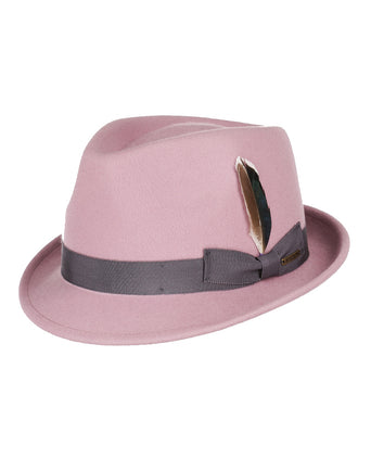 Stetson Trilby Woolfelt | Misty Pink