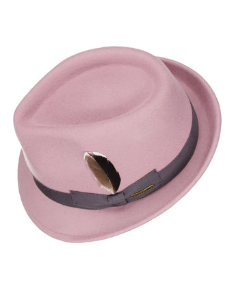 Stetson Trilby Woolfelt | Misty Pink