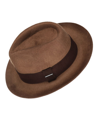Stetson Fedora Woolfelt Suede | Brown