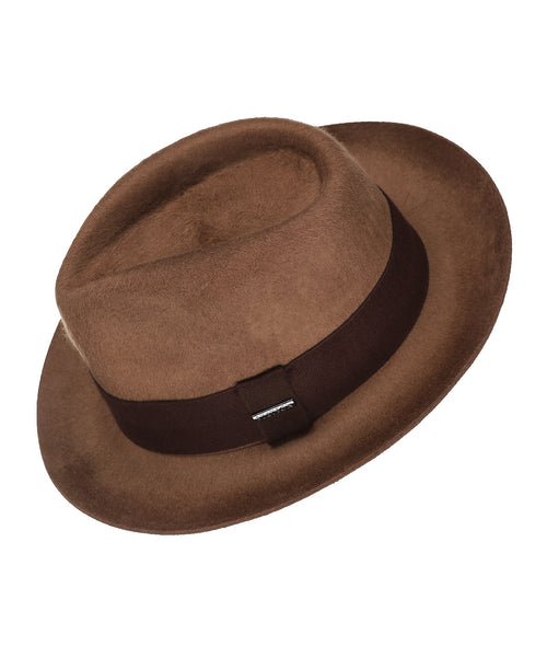 Stetson Fedora Woolfelt Suede | Brown