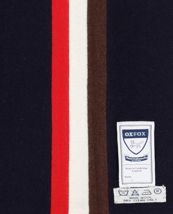 College Scarf 100% Wool | Blue