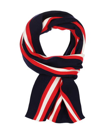 College Scarf 100% Wool | Blue