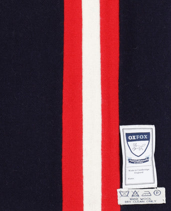 College Scarf 100% Wool | Blue