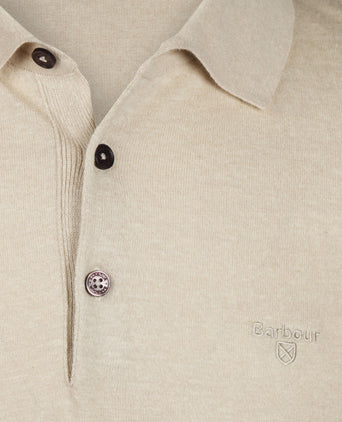 Barbour Buston Knit Polo | Wit