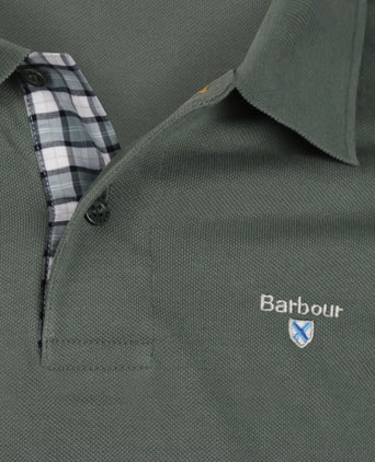 Barbour Tartan Pique Polo | Grey
