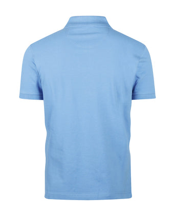 Barbour Tartan Pique Polo | Blue