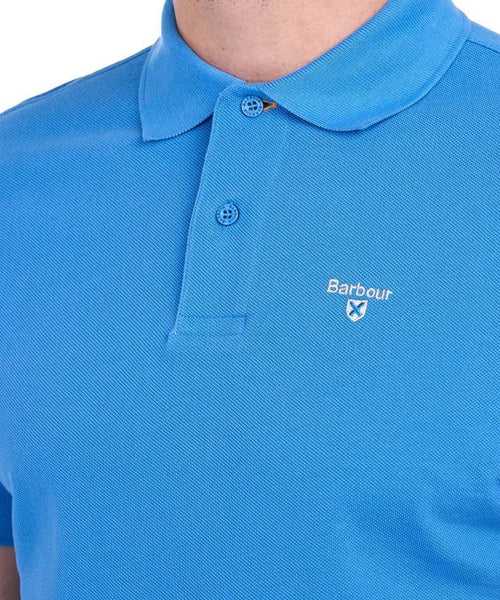 Barbour Tartan Pique Polo | Blue