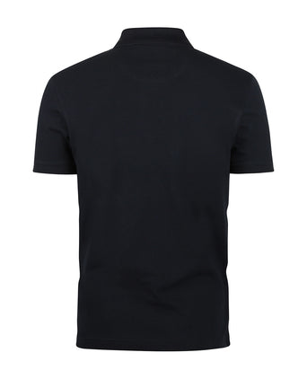 Barbour Tartan Pique Polo | Navy Blue