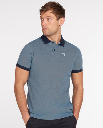 Barbour Polo Essential Sports Mix | Night Blue