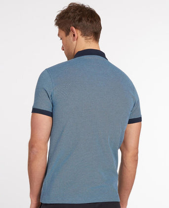 Barbour Polo Essential Sports Mix | Night Blue