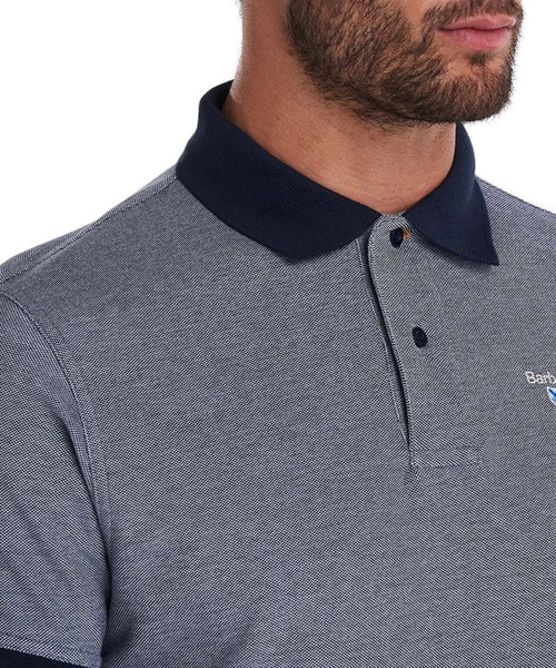 Barbour Polo Essential Sports Mix | Navy Blue