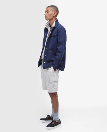 Barbour Grindle Cargo Overshirt | Navy Blue