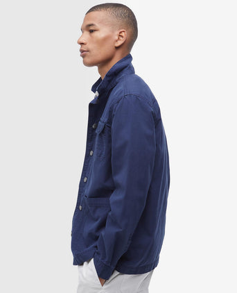 Barbour Grindle Cargo Overshirt | Navy Blue