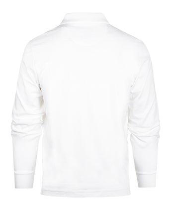Reed Polo Lange Mouw | Wit