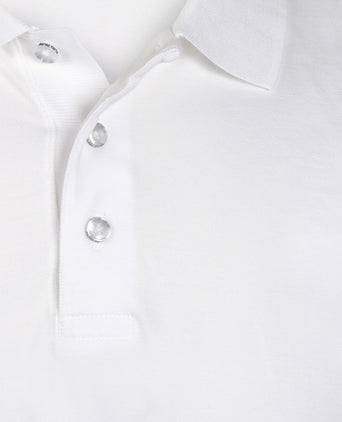 Reed Polo Lange Mouw | Wit
