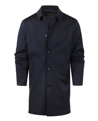 Half lange jas Max | Navy Blauw