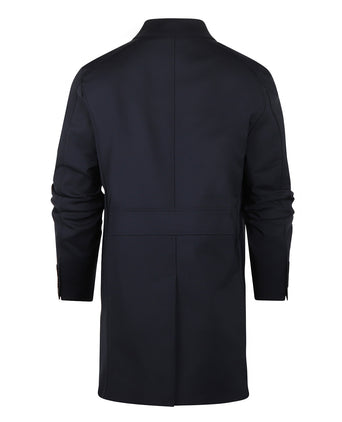Half lange jas Max | Navy Blauw