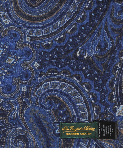 Scarf Wool/Cashmere/Silk | Blue