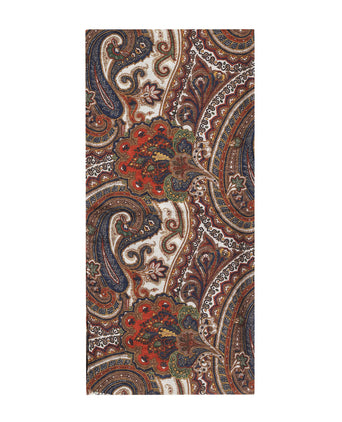 Scarf Wool/Cashmere/Silk | Brown