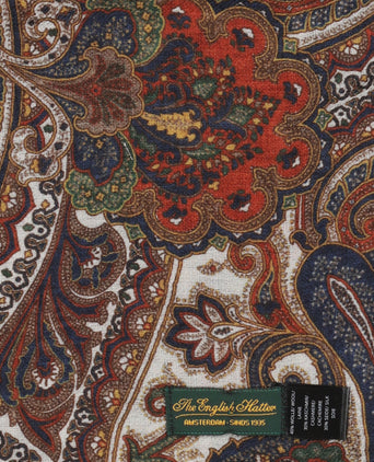 Scarf Wool/Cashmere/Silk | Brown