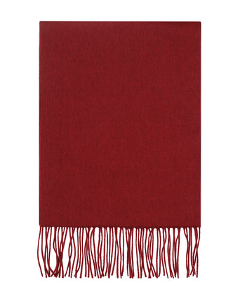 Scarf 100% Cashmere | Bordeaux Red