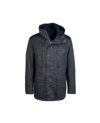 Barbour Nautic Wax Coat | Navy Blauw