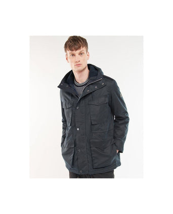 Barbour Nautic Wax Coat | Navy Blauw
