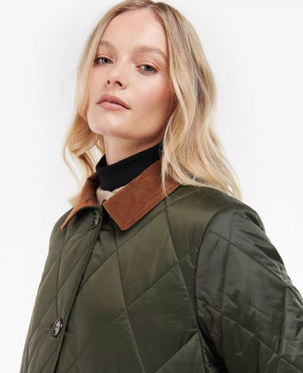 Barbour Bragar Quilt Women | Olive
