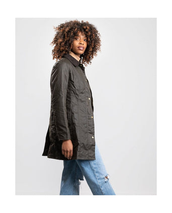 Barbour Belsay Wax Jacket Women | Olive