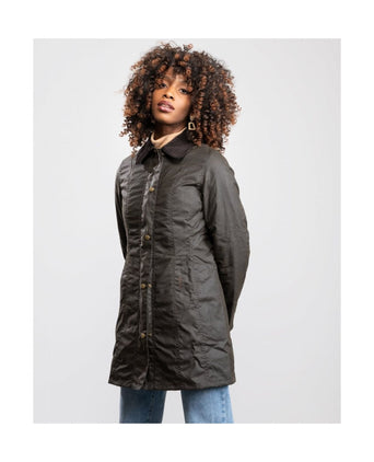 Barbour Belsay Wax Jacket Women | Olive