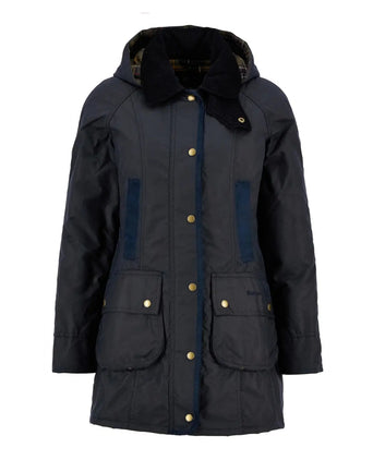 Barbour Bower Wax Jacket Women | Navy Blue