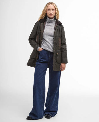 Barbour Bower Wax Jacket Women | Green
