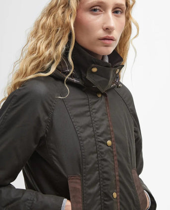 Barbour Bower Wax Jacket Women | Green