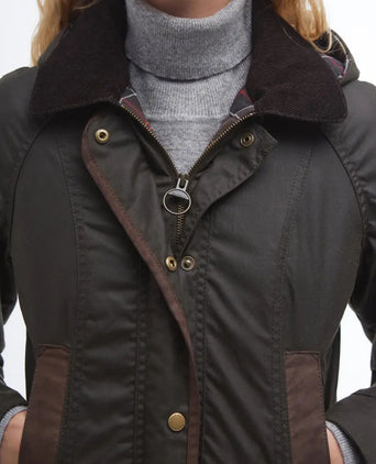 Barbour Bower Wax Jacket Women | Green