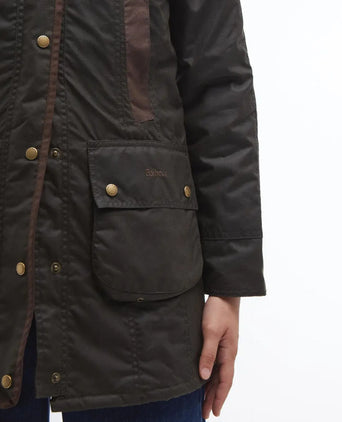 Barbour Bower Wax Jacket Women | Green