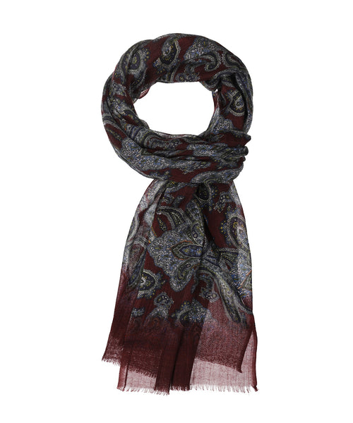 Scarf Wool 70X180 CM | Bordeaux Red