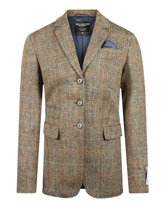 Harris Tweed Blazer Women | Brown