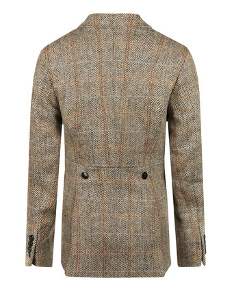 Harris Tweed Blazer Women | Brown