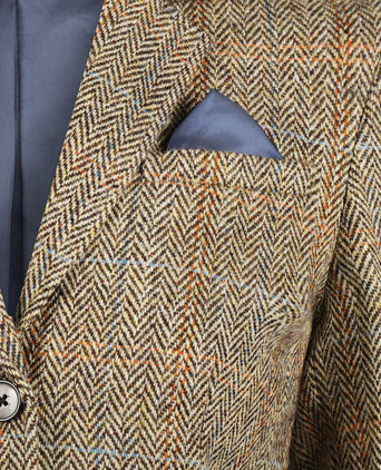 Harris Tweed Blazer Women | Brown