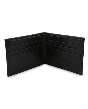 Stetson Croco Embossed Wallet | Black