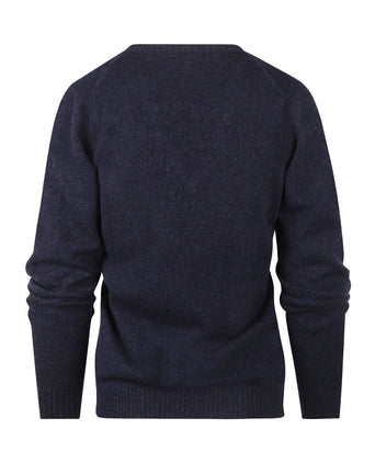 William Lockie Lucinda V-Neck | Oxford Blue