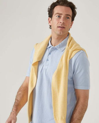 Casual Piqué Polo Short Sleeve | Blue