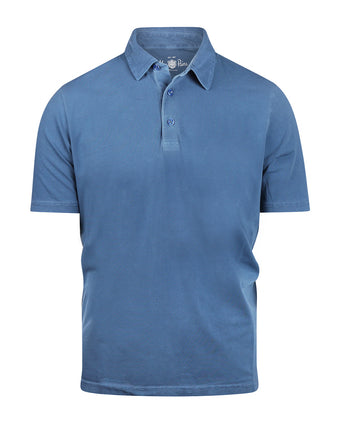 Casual Piqué Polo Short Sleeve | Blue