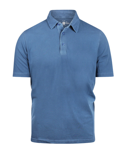 Casual Piqué Polo Short Sleeve | Blue