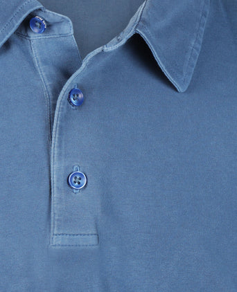 Casual Piqué Polo Short Sleeve | Blue