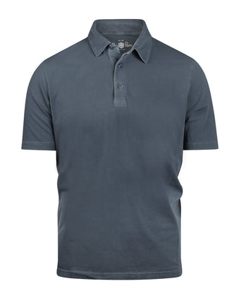 Casual Piqué Polo Short Sleeve | Navy Blue